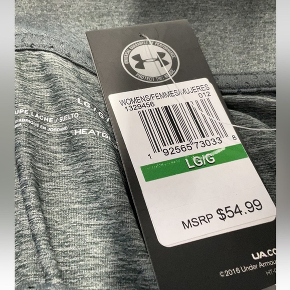 Women’s Large Under Armour Gray Full-Zip Jacket NWT - Picture 5 of 5